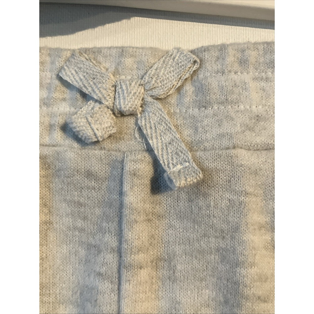 Tommy Hilfiger Girls 12 Mo 2-Piece Monogram Ruffle Gray Top & Joggers Set - Picture 7 of 7